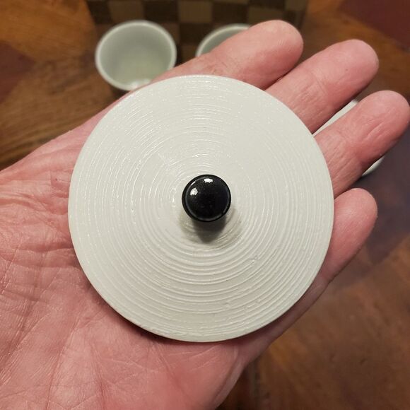 Vintage Japanese Kyoto Geisha Husband and Wife Boxed Lidded Tea Cups - Picture 12 of 15